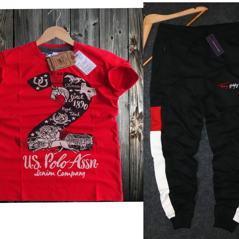 Branded Tshirt + Track Pant combo