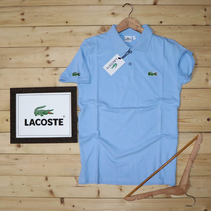 Men's Polo T - Shirt With Cut n Sew On Font