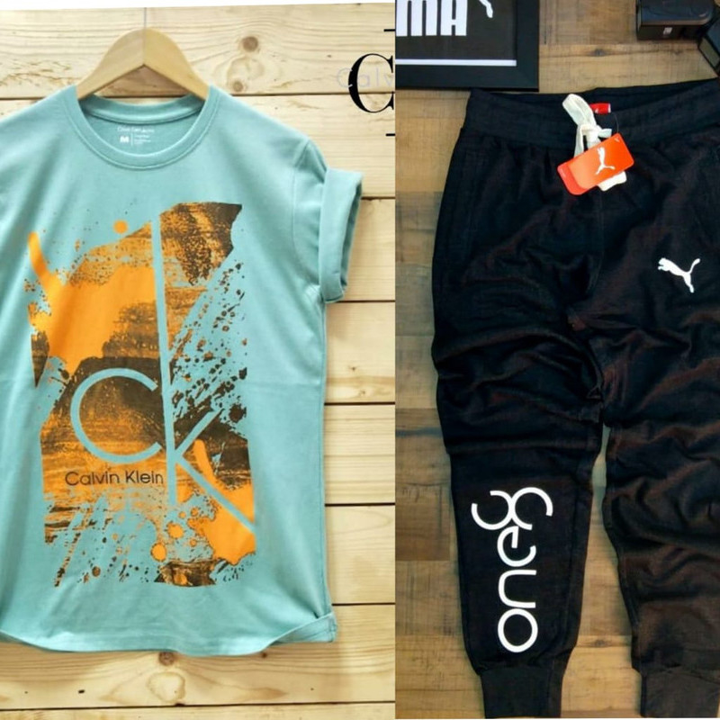 Branded Tshirt + Track Pant combo