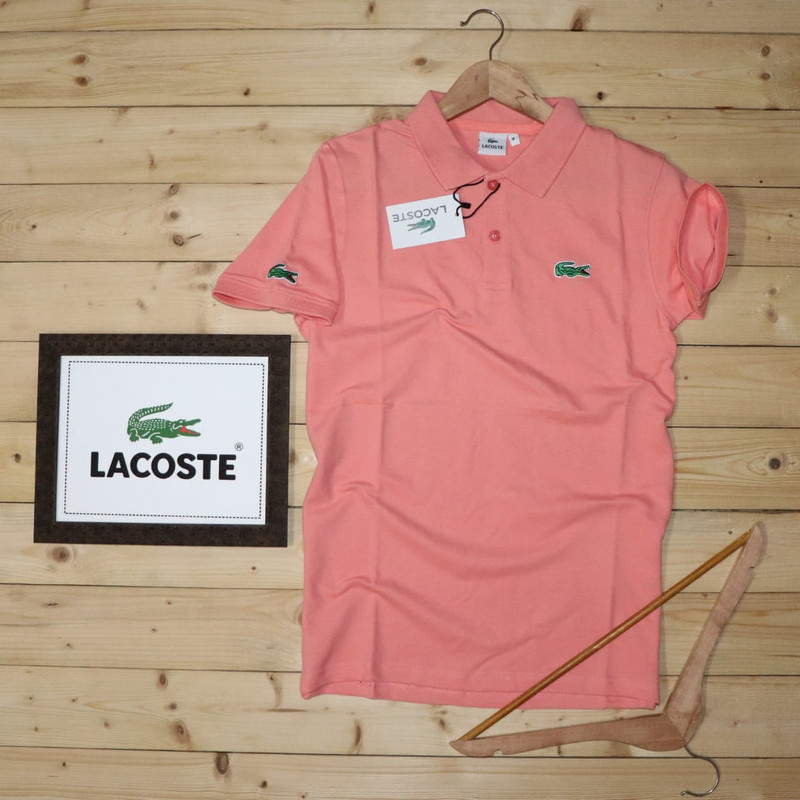 Men's Polo T - Shirt With Cut n Sew On Font