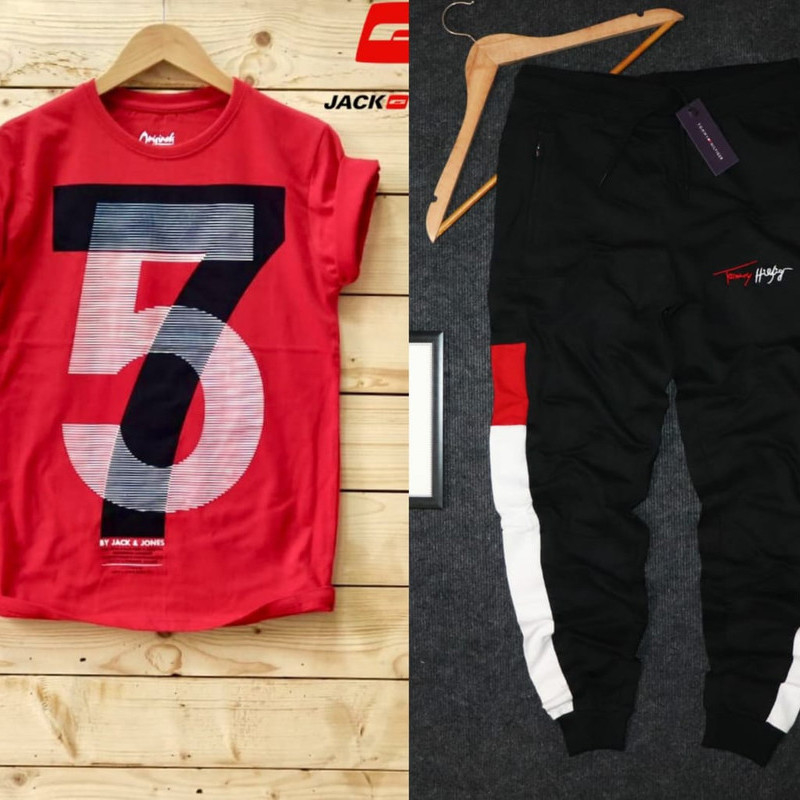 Branded Tshirt + Track Pant combo