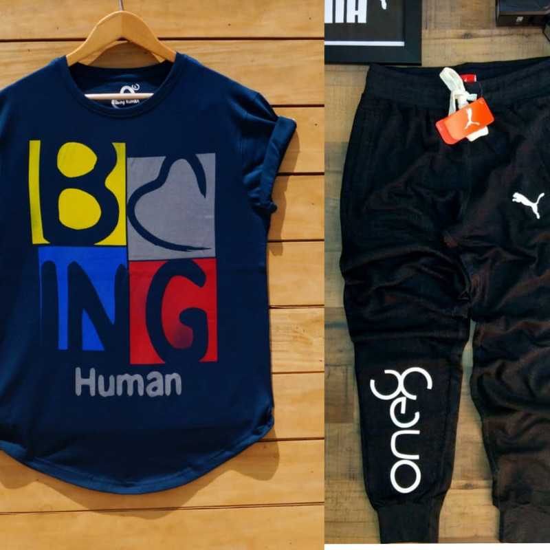 Branded Tshirt + Track Pant combo