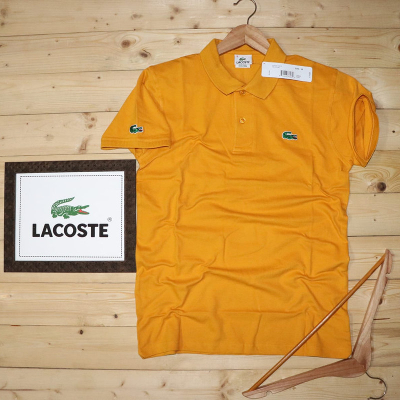 Men's Polo T - Shirt With Cut n Sew On Font