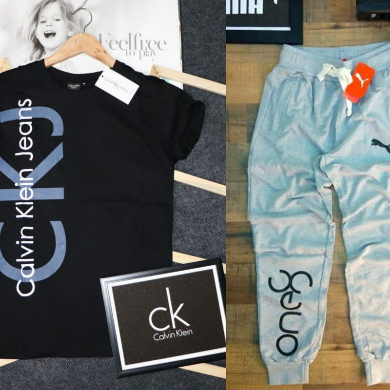 Branded Tshirt + Track Pant combo