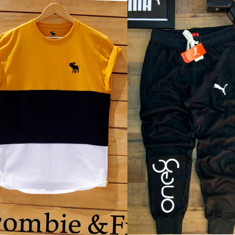 Branded Tshirt + Track Pant combo