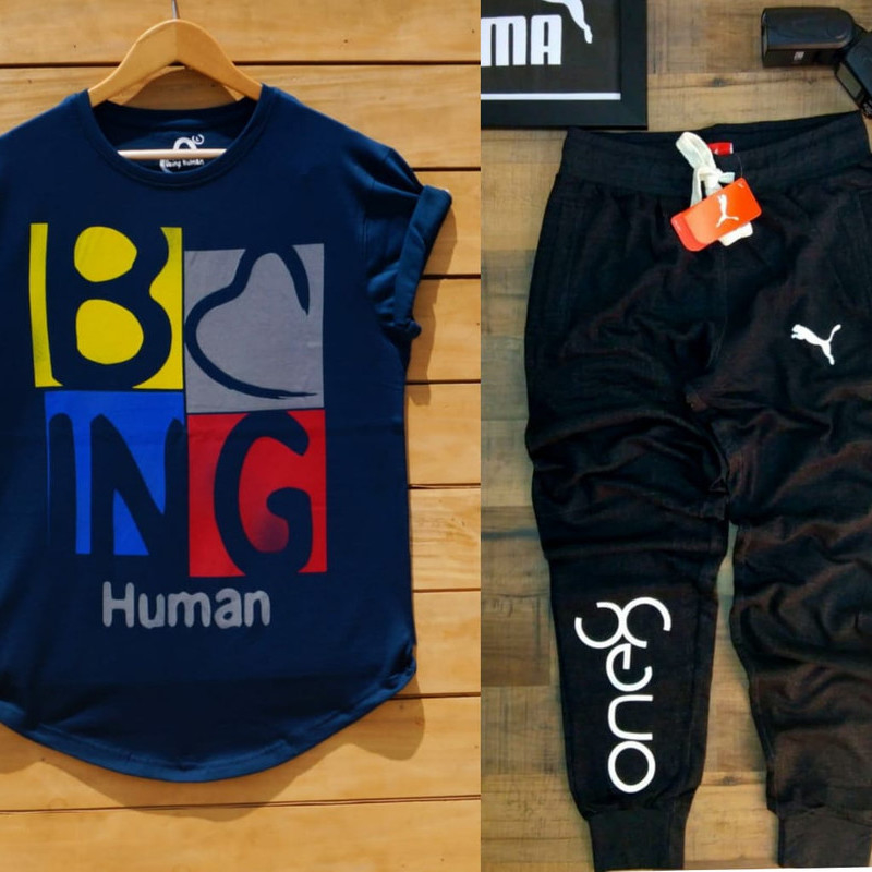 Branded Tshirt + Track Pant combo