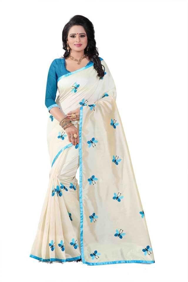 Pretty Sky Silk Printed Regular Saree