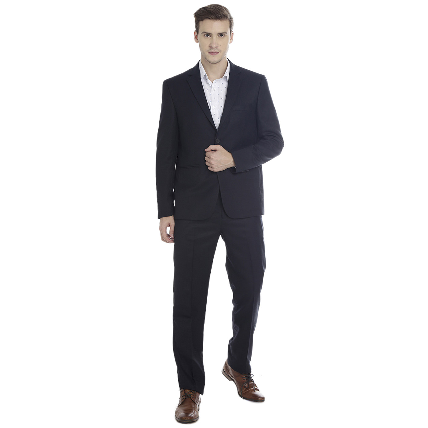 Double TWO Navy Slim Fit Men's Suit