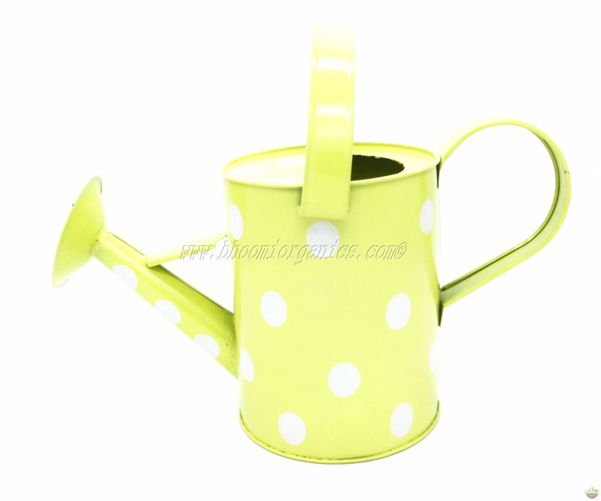 Water can 1 ltr polka dots yellow