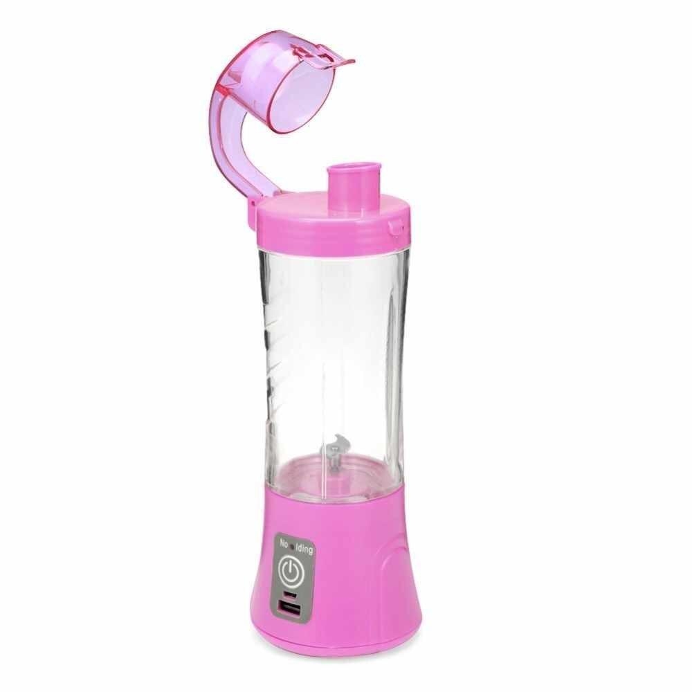 Portable Blender Juicer Cup USB Rechargeable Electric Automatic Vegetable Juicer Cup Lemon Orange Maker Mixer Bottle Drop 380ml