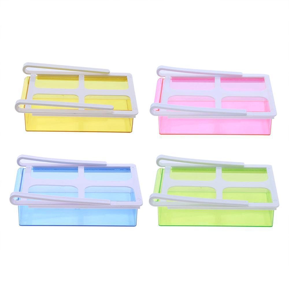 Fridge Space Saver Storage Sliding DrawerShelf Fridge Storage Box
