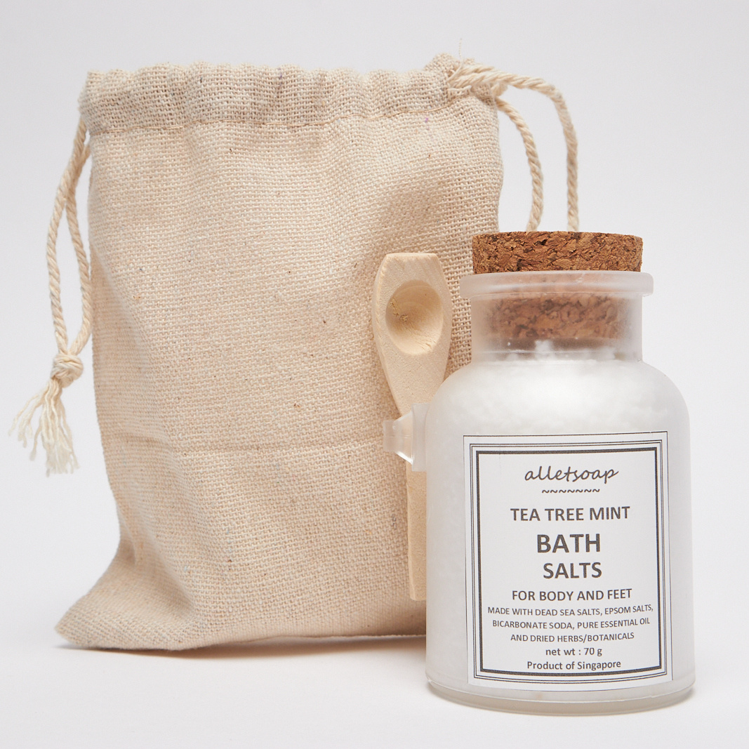 Bath Salts Tea Tree Mint 70g