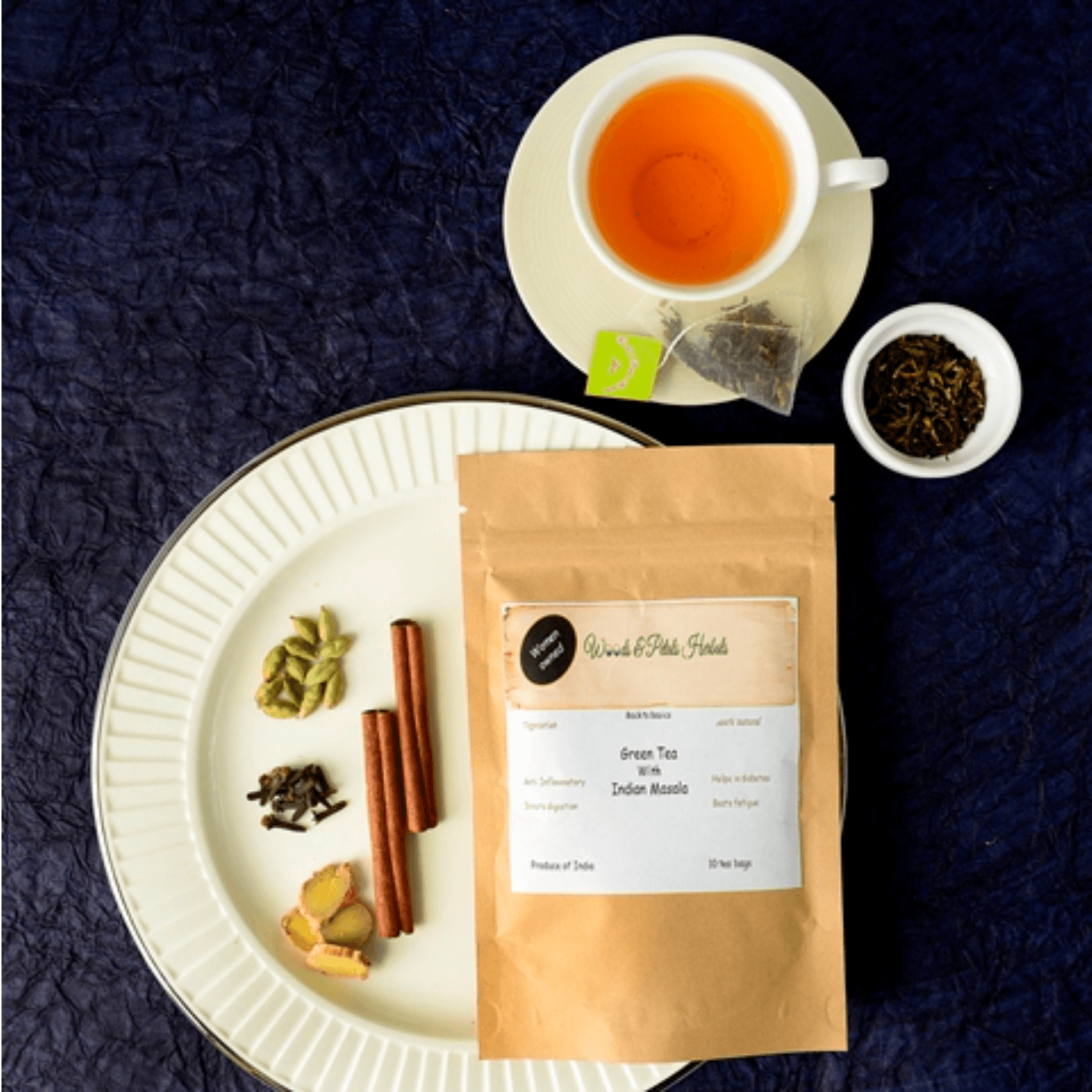Darjeeling Green tea with Indian Masala